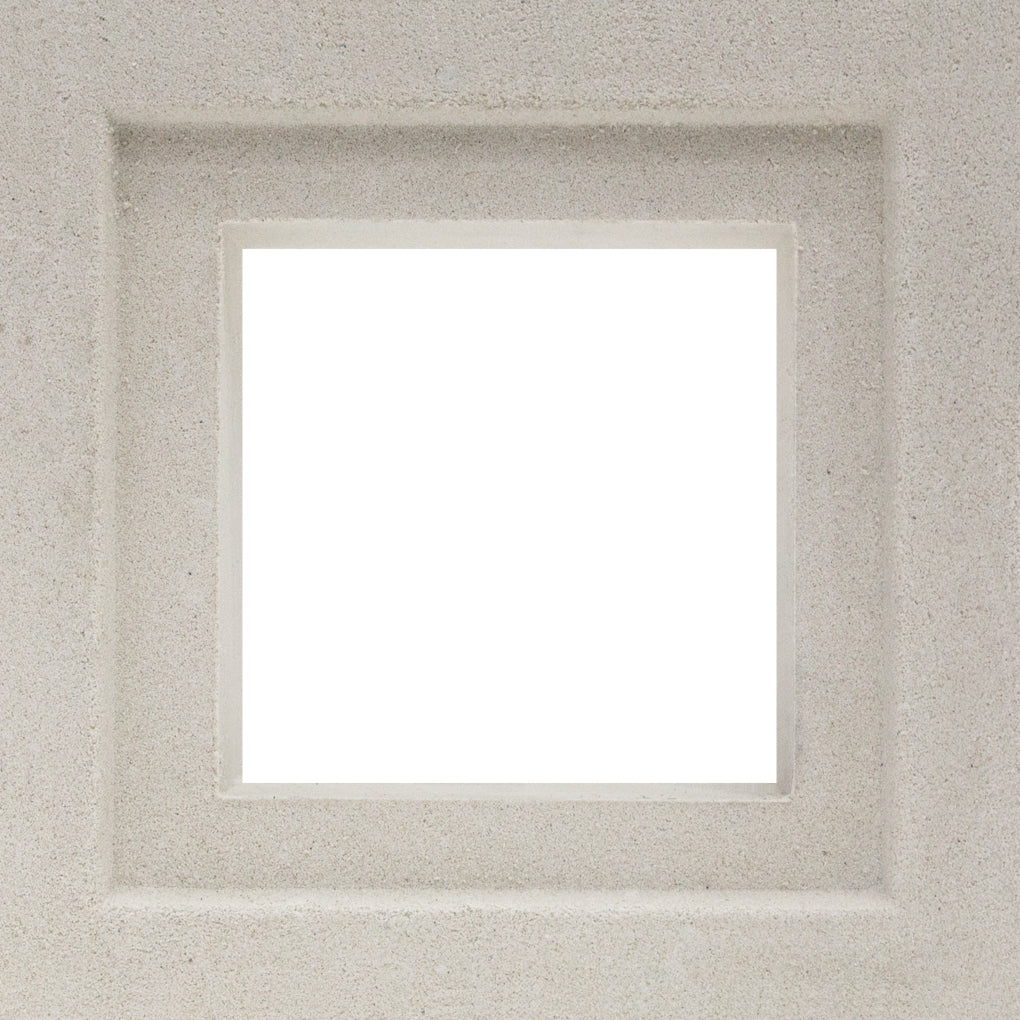 The Aruba - NBB-014 Extra Sample by New York Cement Tile evokes mid-century modern decorative garden walls.