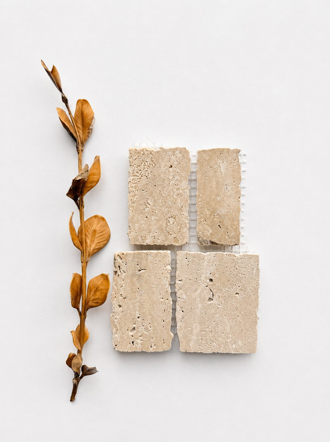 Scarpa I Travertine Mosaic Marble Mesh Standard Joint