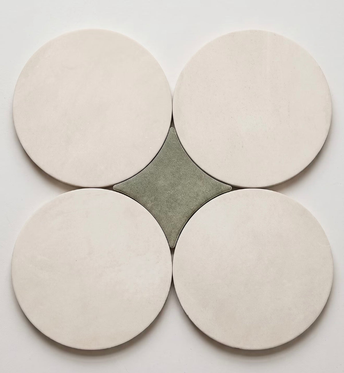 Sisal Circle-Diamond, Sample