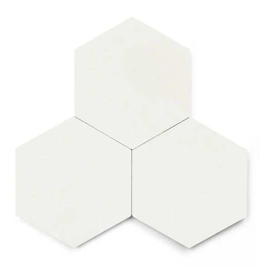 Solid Hex- White