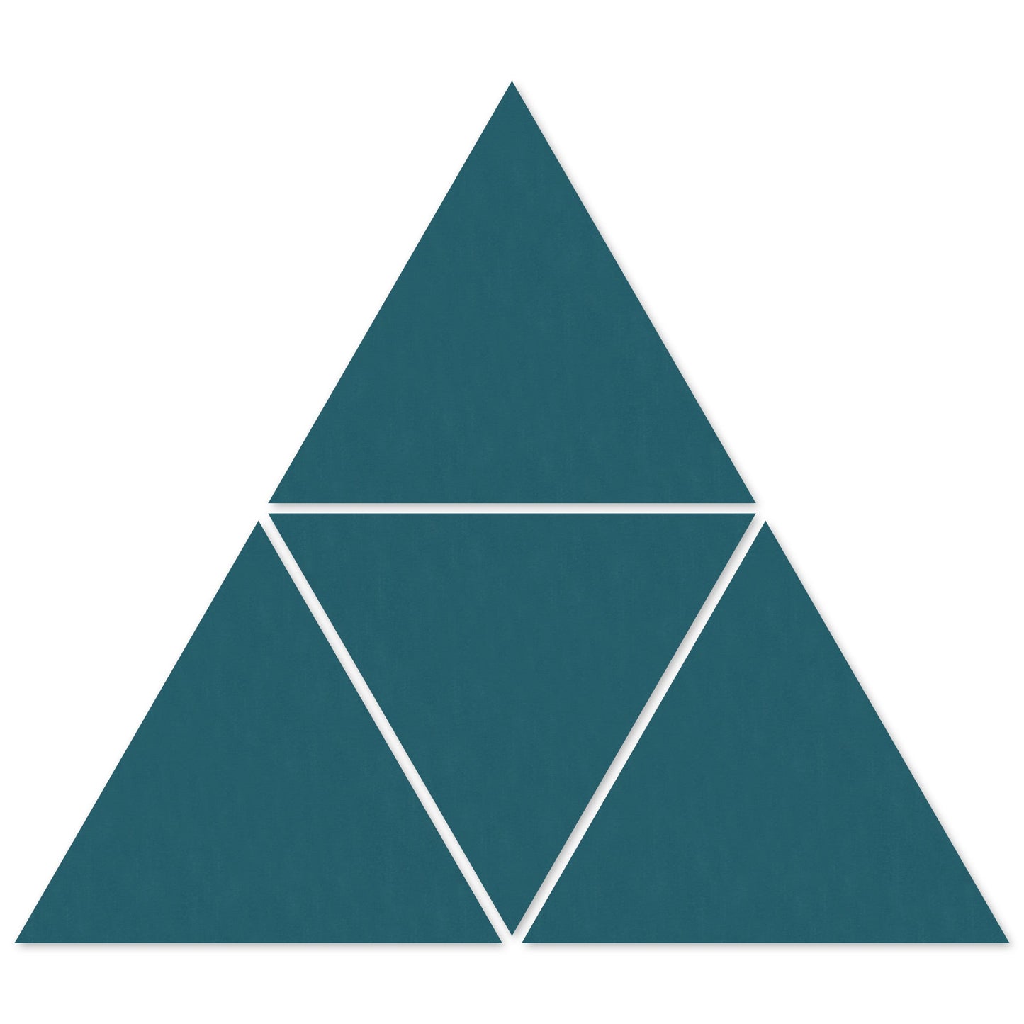 The 4413-Solid Triangle Sample by New York Cement Tile features four triangles—perfect for geometric or cement tile designs.