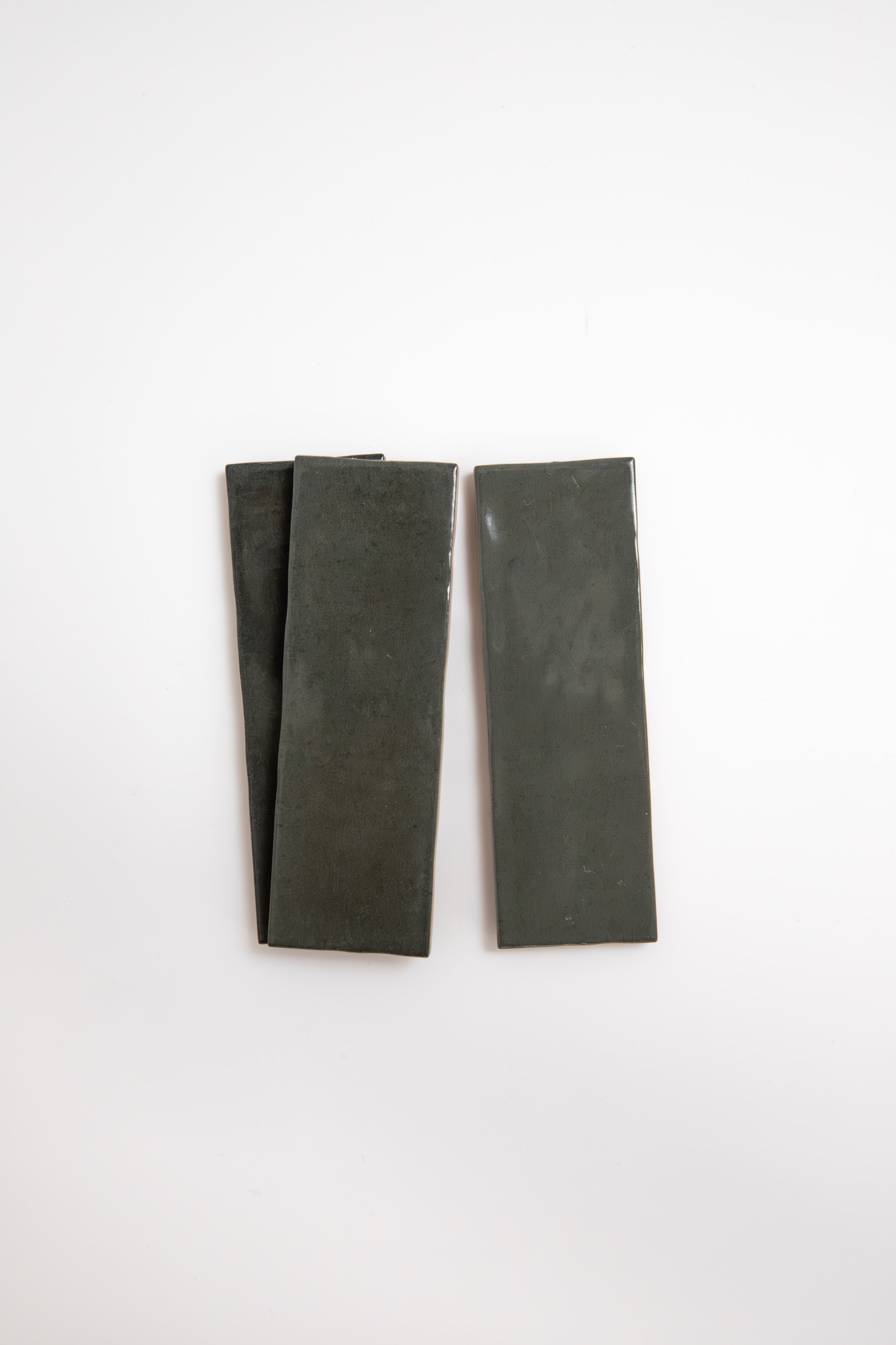 Cottage Ivy Bibury Dark Green 2x6 Glossy