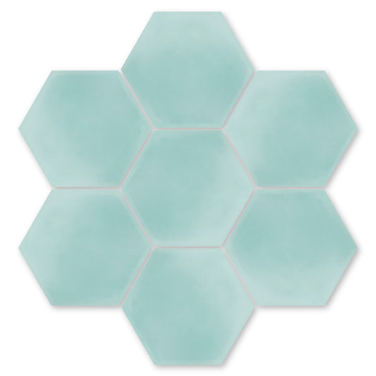 Solid Hex- Sky