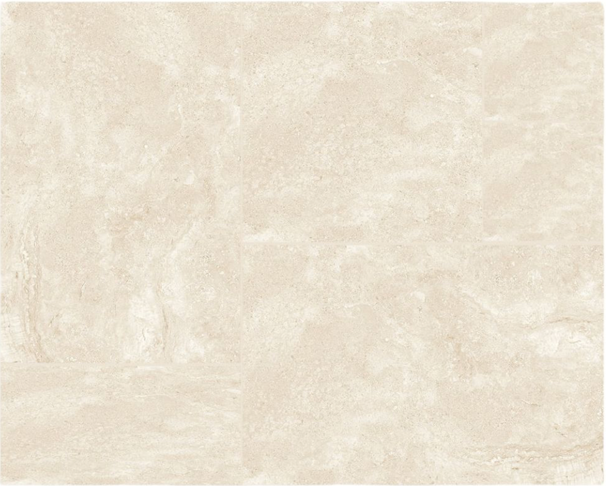Honey - Modular Pattern Extra Sample by New York Cement Tile features a light beige marble look with subtle veining, matte finish.