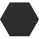 The NH23-2200 Extra Sample by New York Cement Tile features a solid black hexagon on a white background.