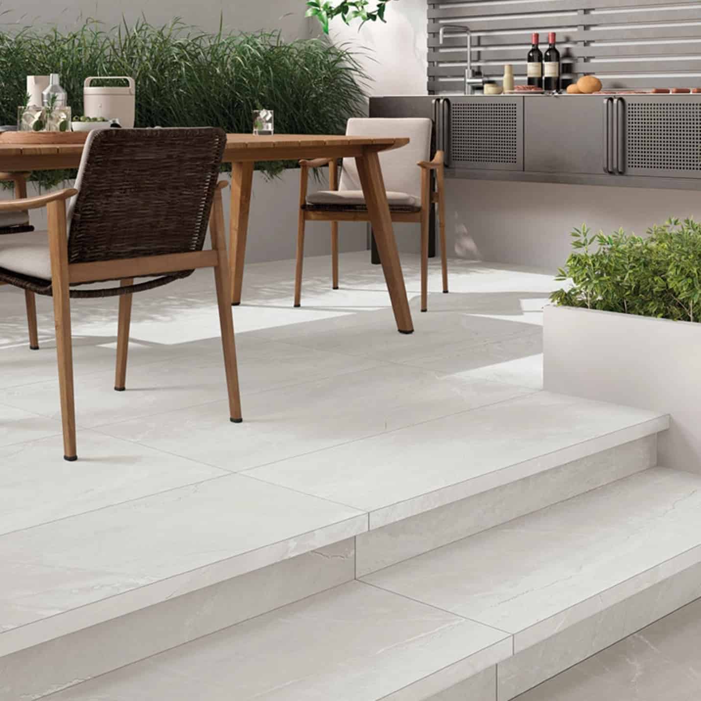 Romantic White - Porcelain Pavers