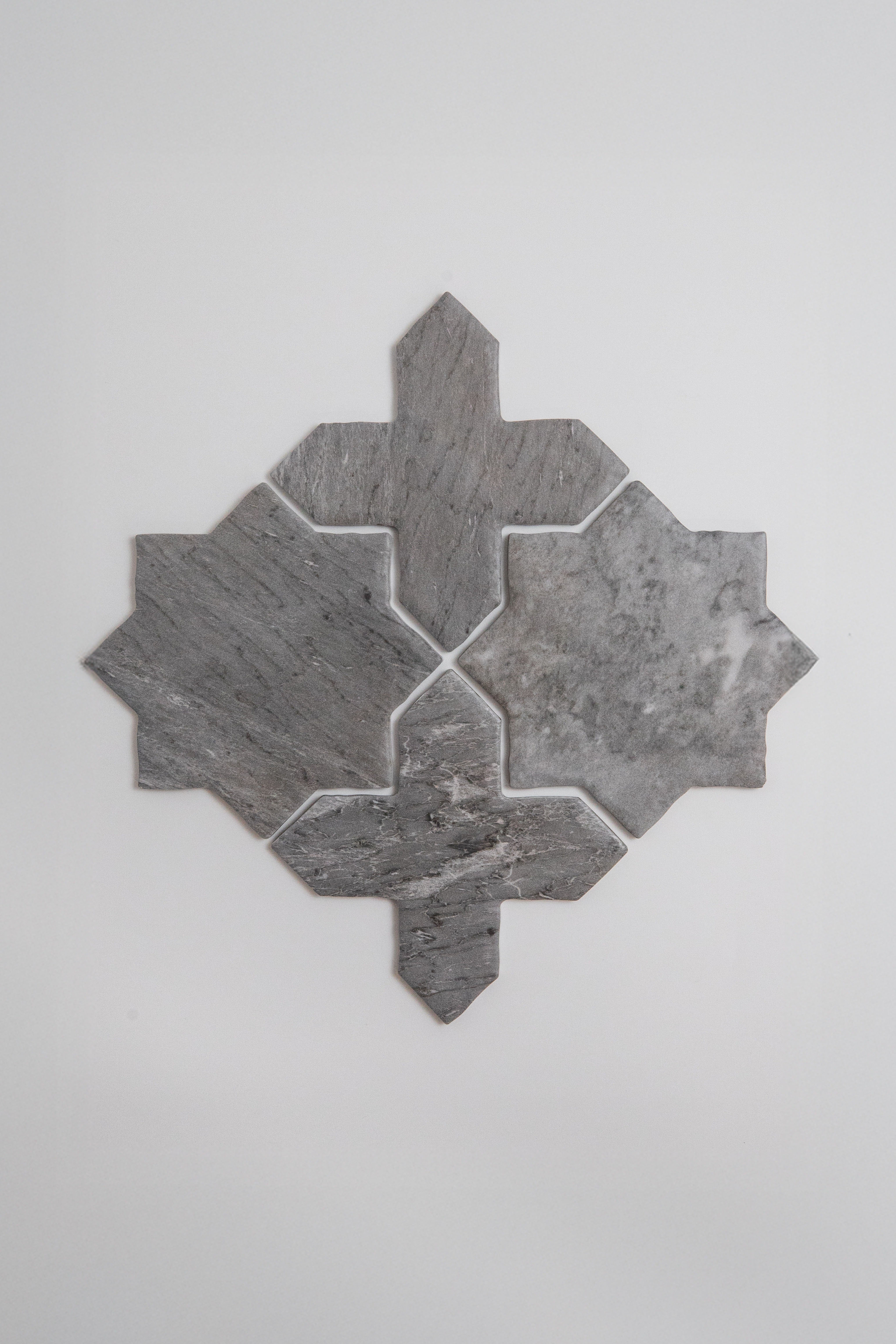 Tosca Bardiglio Cross-Star tile