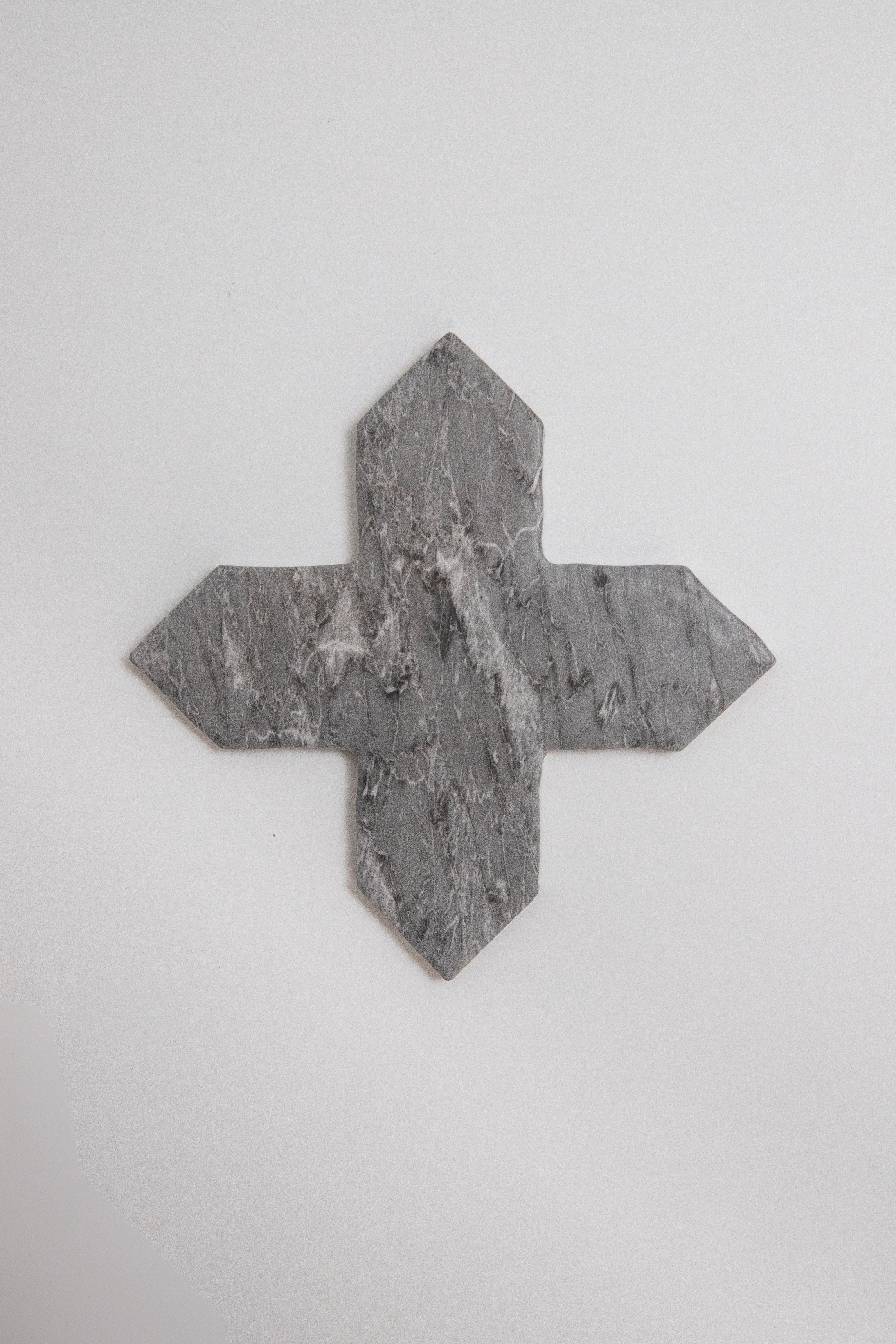 Tosca Bardiglio Cross-Star tile