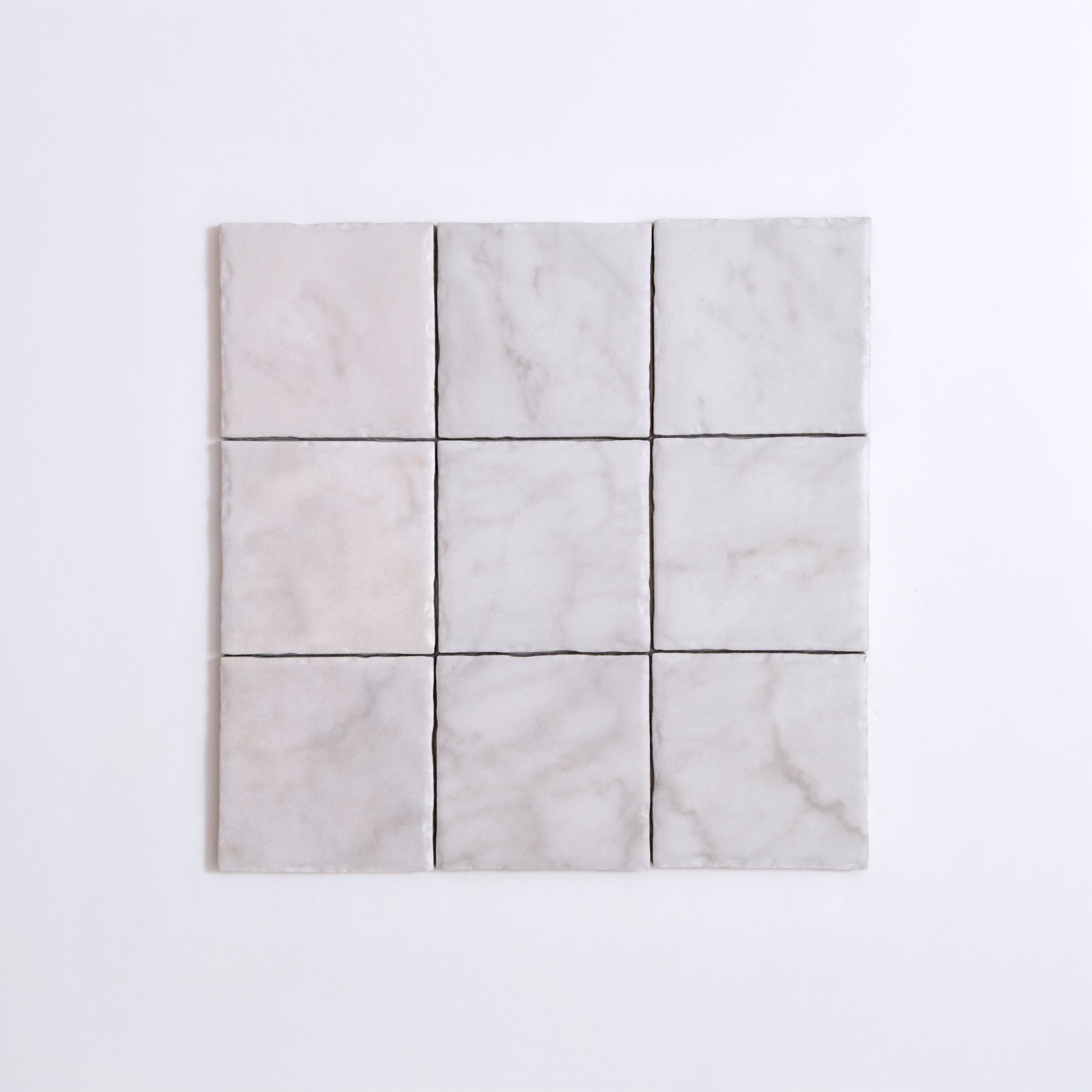Tosca White Carrara 4x4 tile
