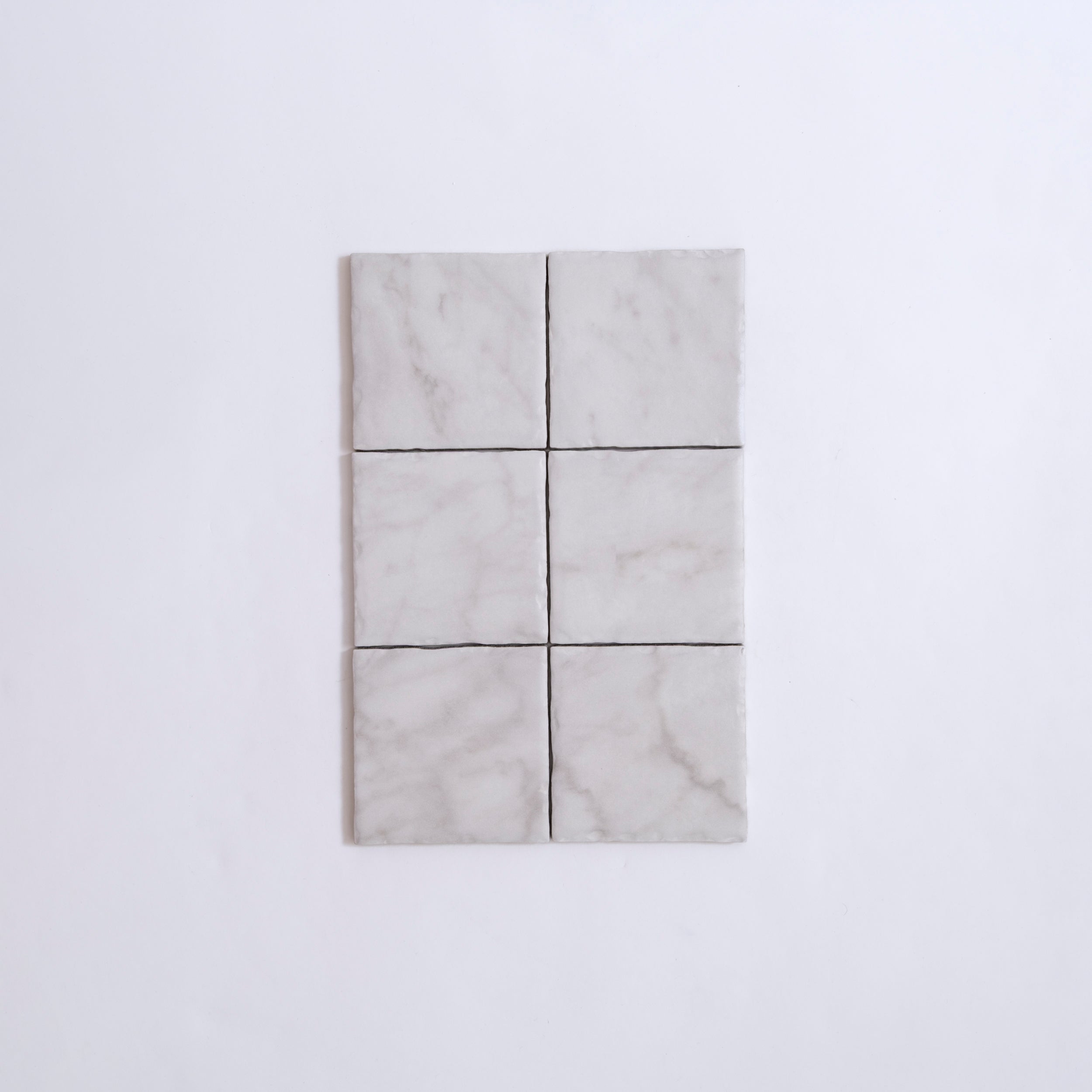 Tosca White Carrara 4x4 tile