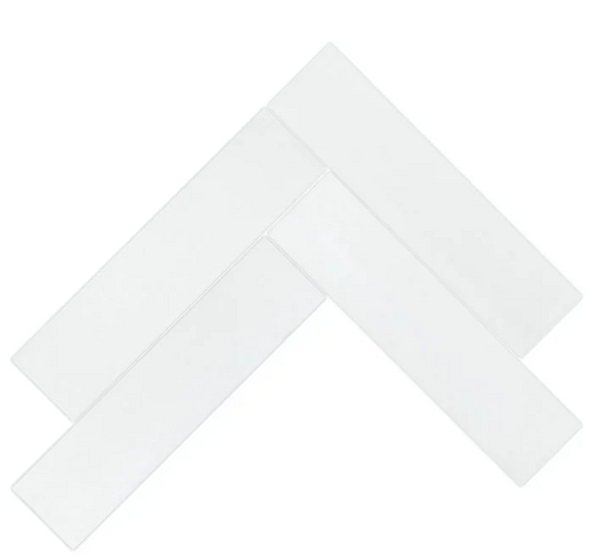2X8 Solid white