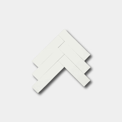2X8 Solid white