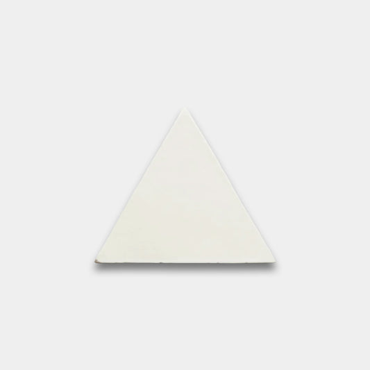 1100-Solid White Triangle
