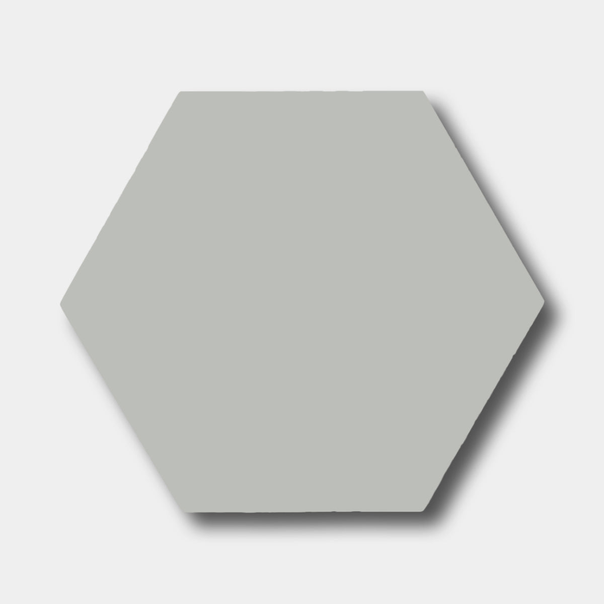 Solid Hex -Mixed Grey