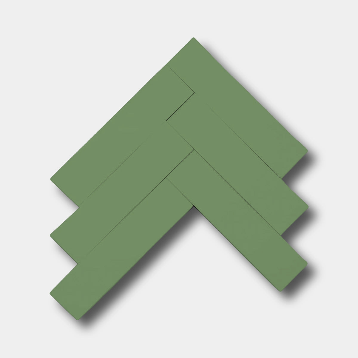2X12-Solid Gemstone Green