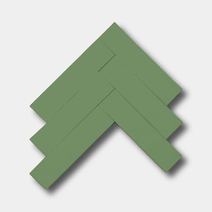 2X12-Solid Gemstone Green