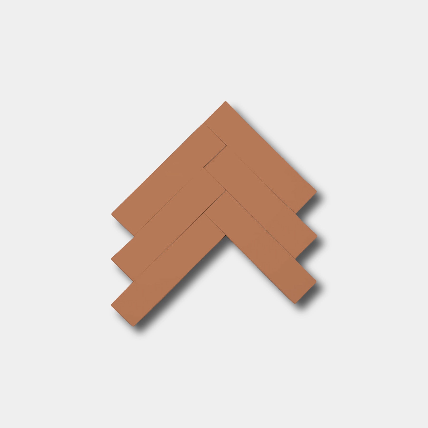 2X8-Solid Terracotta