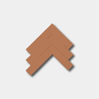 2X8-Solid Terracotta