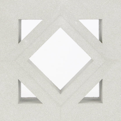 The Antilles - NBB-024 Extra Sample by New York Cement Tile is perfect as a mid-century modern screen or garden wall accent.