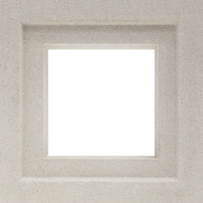 The Aruba - NBB-014 Extra Sample by New York Cement Tile evokes mid-century modern decorative garden walls.