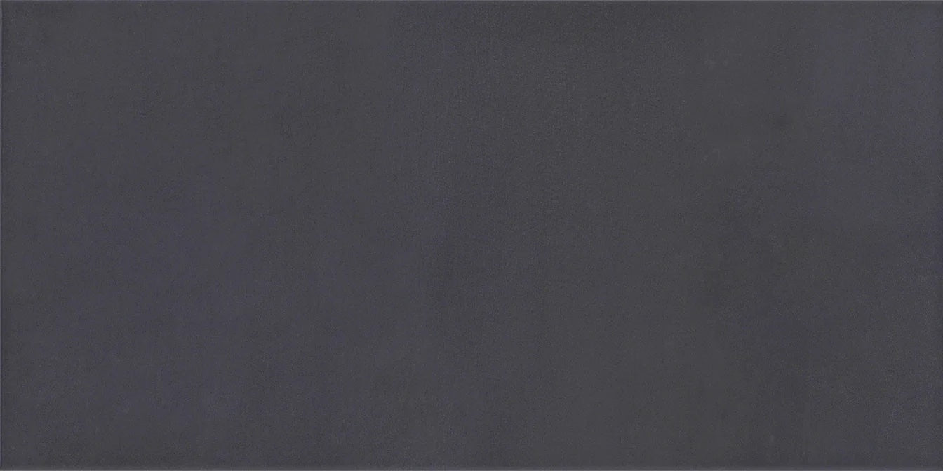 Charcoal - Cosmopolitan - Sample by New York Cement Tile: matte dark blue textured surface, fabric-like appearance.