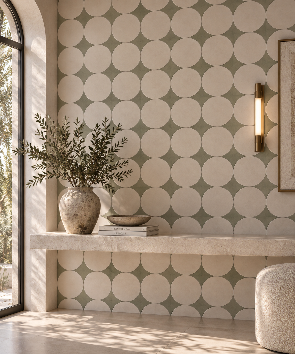Sisal Circle-Diamond