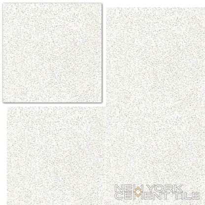 Terrazzo 8x8- Solid White