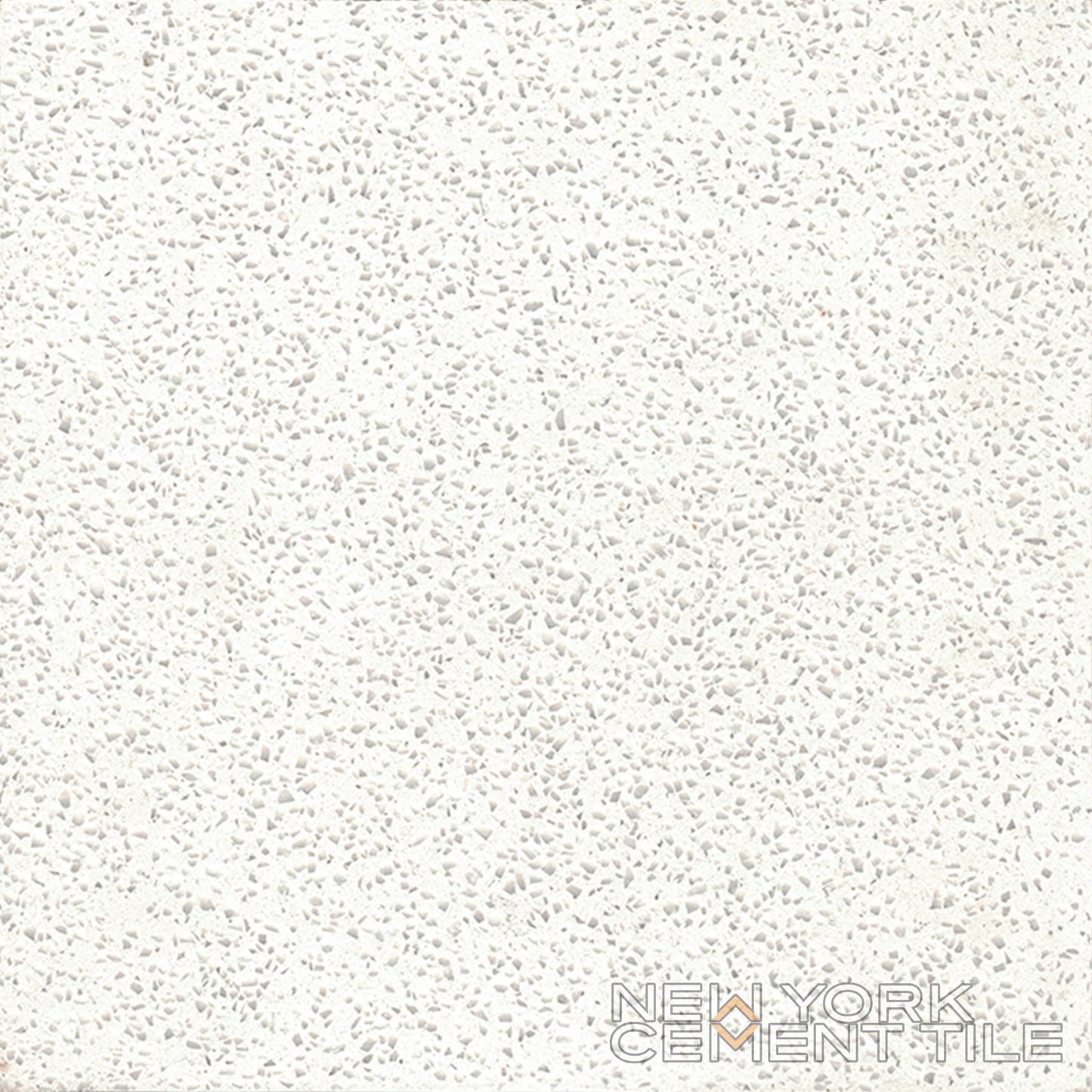 Terrazzo 8x8- Solid White