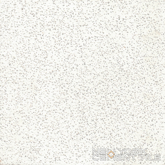 Terrazzo 8x8- Solid White