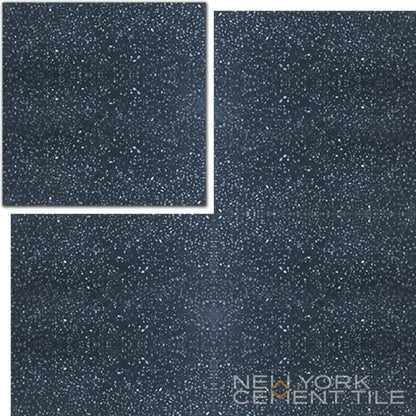 Terrazzo 8X8 - Solid Black