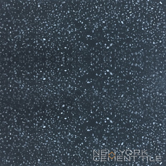 Terrazzo 8X8 - Solid Black