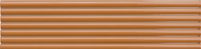 Close-up of PICCOLO-PAPAYA, Extra Sample by New York Cement Tile—orange rounds stacked like retro tile patterns.