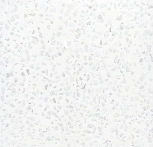 Terrazzo 8x8- Solid White