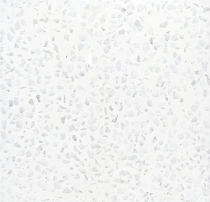 Terrazzo 8x8- Solid White