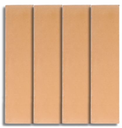 2X8-Solid Terracotta