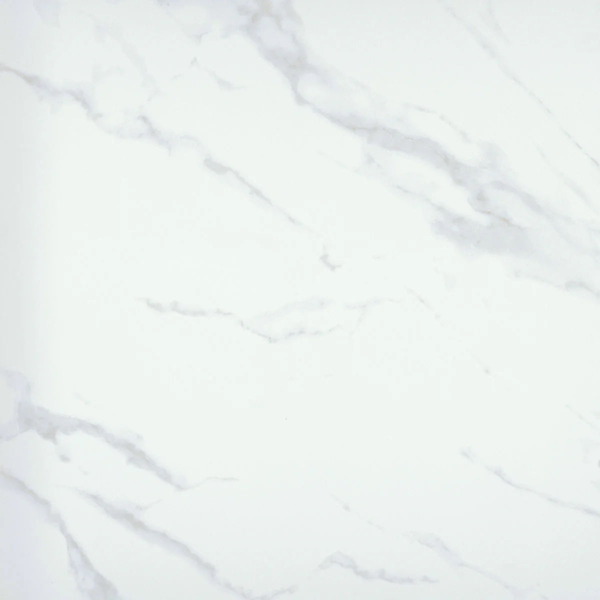 Luna - Sample by New York Cement Tile features a white marble look with subtle gray veining for smooth, modern elegance.