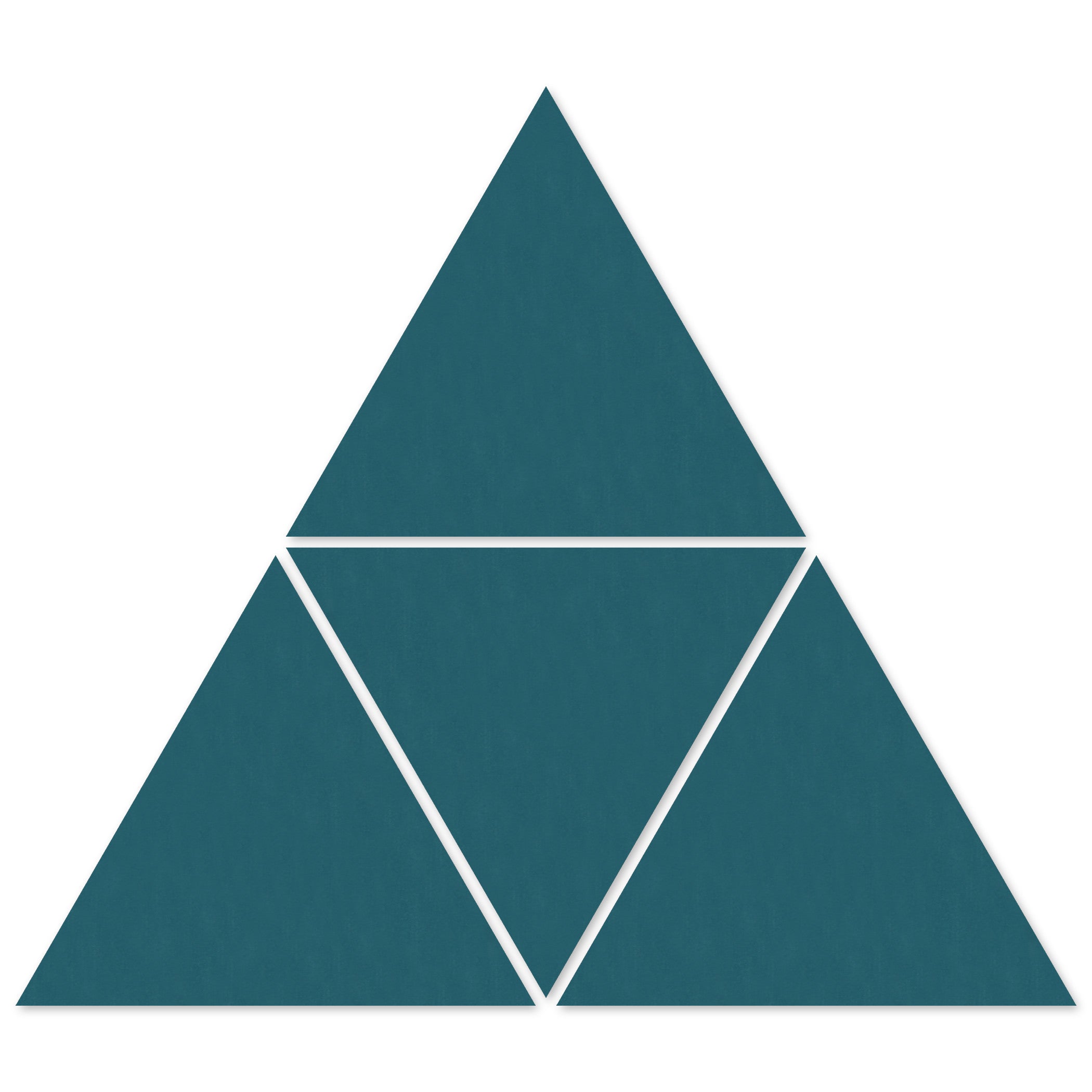 The 4413-Solid Triangle Sample by New York Cement Tile features four triangles—perfect for geometric or cement tile designs.