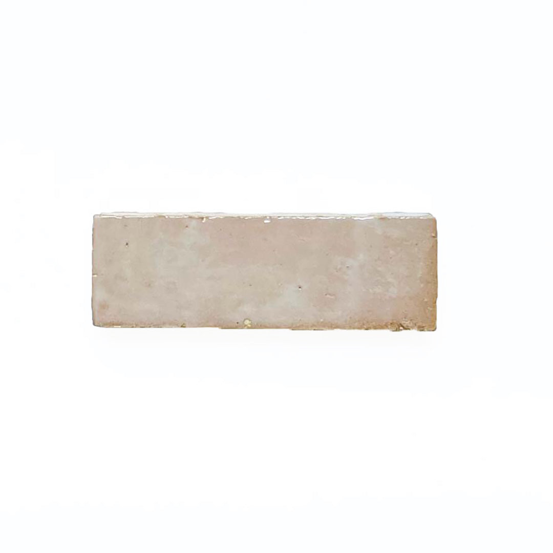 A single Blushed Glazed (2x6) tile sample by New York Cement Tile on a plain white background.