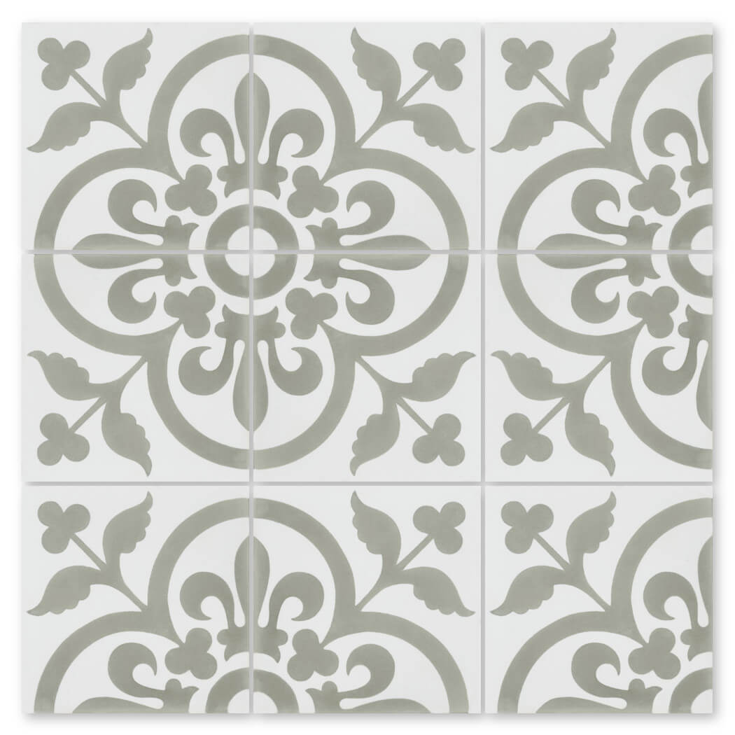 N20-052 Grey & White , Sample