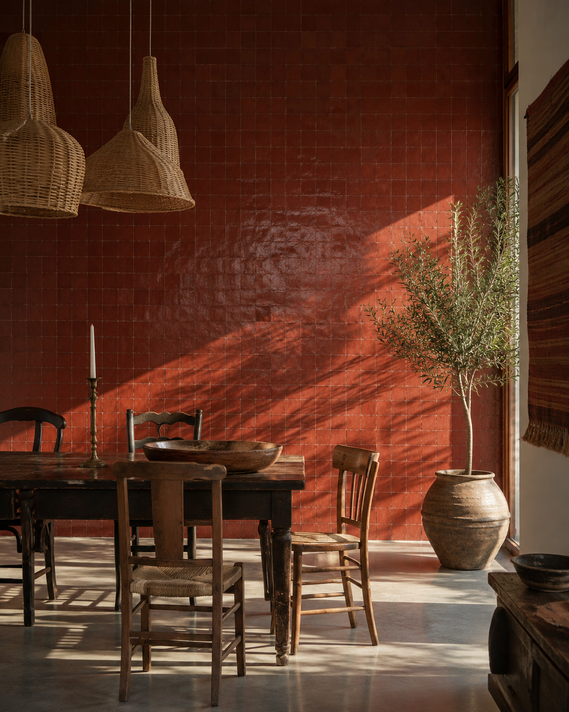 ＊Cherry＊様 Chocolate Cherry Zellige Tile 4x4 - NY Cement Tile