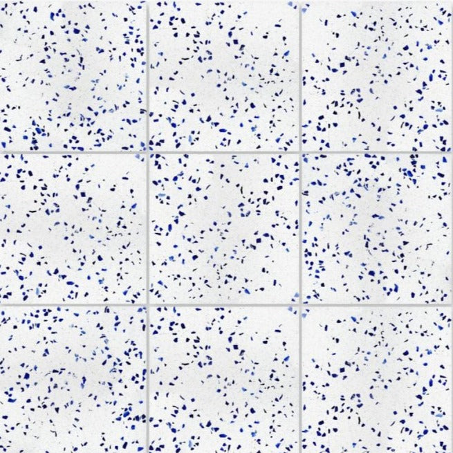 Terrazzo 12X12 - Large Cobalt Kissed