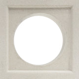 Maldi by New York Cement Tile: a square beige stone with a circular hole, inspired by mid-century modern design.