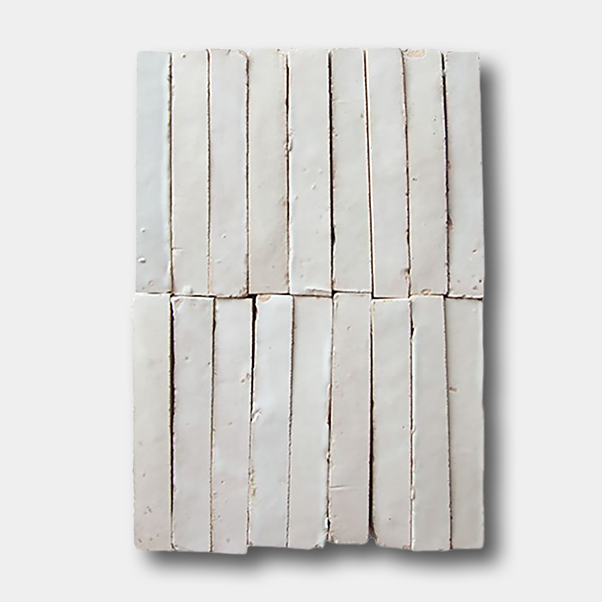 Ivory Cloud Slim Zellige Tile 5½