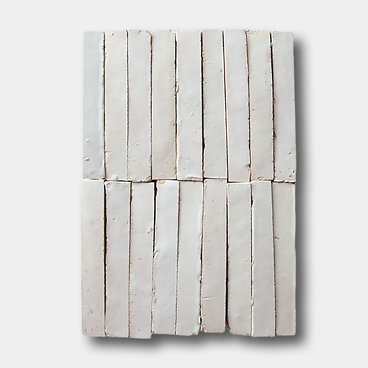 Slim Glazed Ivory Cloud (5½"x⅞")