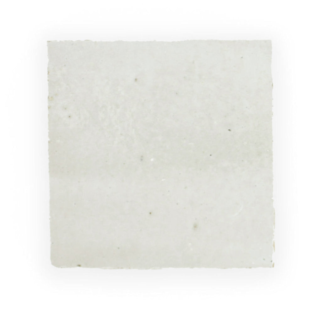 A single Pearl Grey 2X2 tile sample by New York Cement Tile, with a slightly rough texture, on a white background.