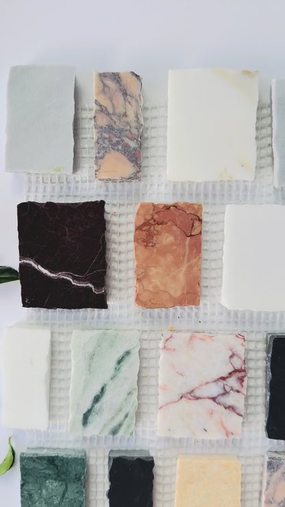 Scarpa I Multicolors Dark Mosaic Marble Mesh, Sample