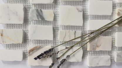 Scarpa I Calacatta Gold Marble Mesh, Sample