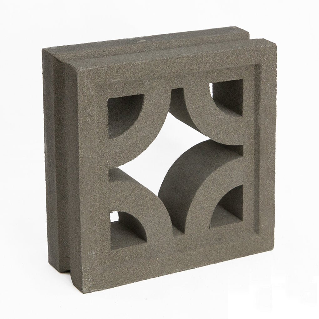 The Sam breeze block by New York Cement Tile is ideal for privacy screens or decorative partitions.