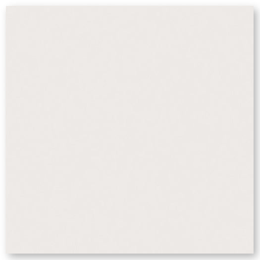 A plain, solid off-white square tile with a smooth surface and slightly shadowed edges.