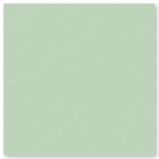A square with a solid, pale green color and a subtle texture.